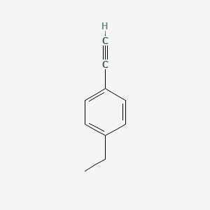 Chemical structure of 1-Ethyl-4-ethynylbenzene