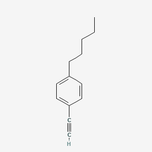 Chemical structure of 1-Ethynyl-4-pentylbenzene