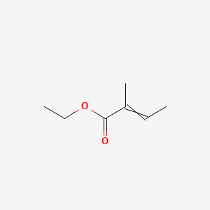 Chemical structure of Ethyl tiglate