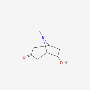 Chemical structure of exo-6-Hydroxytropinone