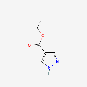 Chemical structure of Ethyl 4-pyrazolecarboxylate