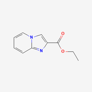 Chemical structure of Ethyl imidazo[1,2-a]pyridine-2-carboxylate