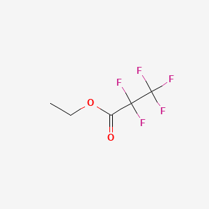 Chemical structure of Ethyl pentafluoropropionate