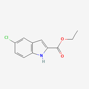 Chemical structure of Ethyl 5-Chloroindole-2-carboxylate