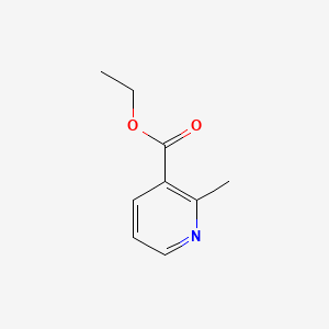 Chemical structure of Ethyl 2-Methylnicotinate