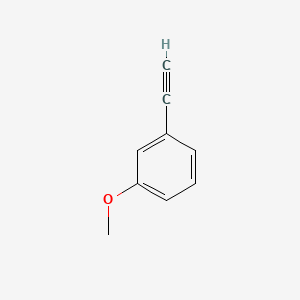 Chemical structure of 3-Ethynylanisole