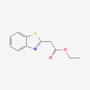 Chemical structure of Ethyl 2-(2-Benzothiazolyl)acetate