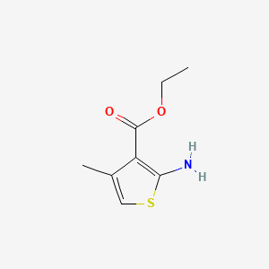 Chemical structure of Ethyl 2-amino-4-methylthiophene-3-carboxylate