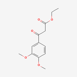 Chemical structure of Ethyl 3,4-dimethoxybenzoylacetate