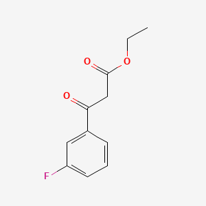Chemical structure of Ethyl (3-fluorobenzoyl)acetate