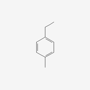 Chemical structure of 4-Ethyltoluene