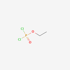 Chemical structure of Ethyl dichlorophosphate