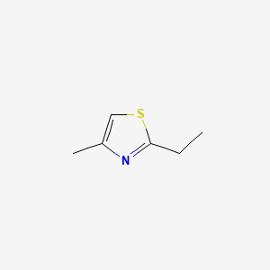 Chemical structure of 2-Ethyl-4-methylthiazole