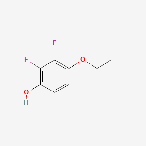 Chemical structure of 4-Ethoxy-2,3-difluorophenol