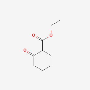 Chemical structure of Ethyl 2-oxocyclohexanecarboxylate