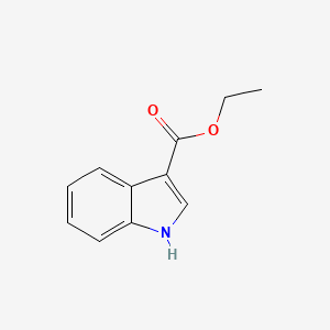 Chemical structure of Ethyl indole-3-carboxylate