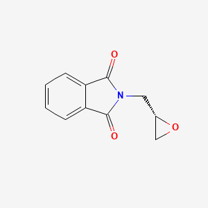 Chemical structure of (S)-(+)-N-(2,3-Epoxypropyl)phthalimide