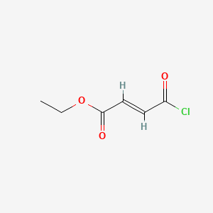 Chemical structure of Ethyl fumaroyl chloride