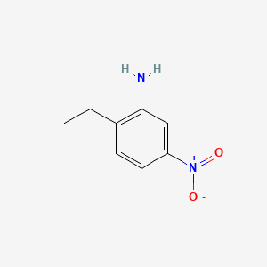 Chemical structure of 2-ethyl-5-nitroaniline