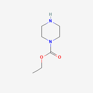 Chemical structure of Ethyl 1-piperazinecarboxylate