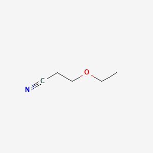 Chemical structure of 3-Ethoxypropionitrile