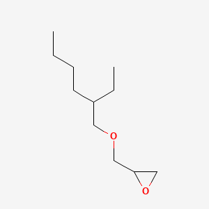 Chemical structure of 2-Ethylhexyl Glycidyl Ether