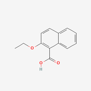 Chemical structure of 2-ethoxy-1-naphthoic acid