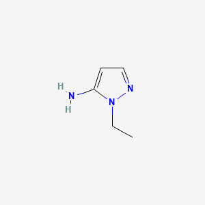 Chemical structure of 1-ethyl-1H-pyrazol-5-amine