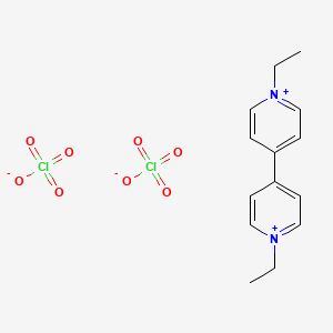 Chemical structure of Ethyl viologen diperchlorate