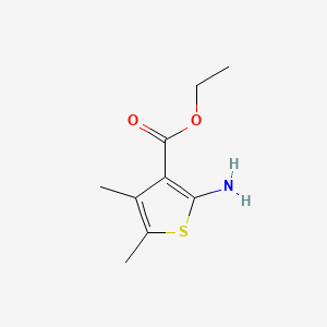 Chemical structure of Ethyl 2-amino-4,5-dimethylthiophene-3-carboxylate