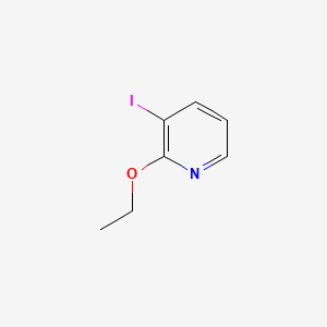 Chemical structure of 2-Ethoxy-3-iodopyridine