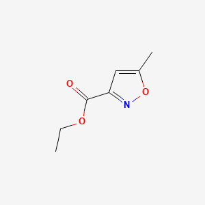 Chemical structure of Ethyl 5-methylisoxazole-3-carboxylate