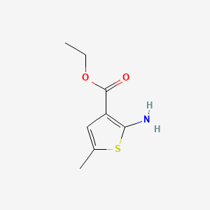Chemical structure of Ethyl 2-Amino-5-methylthiophene-3-carboxylate