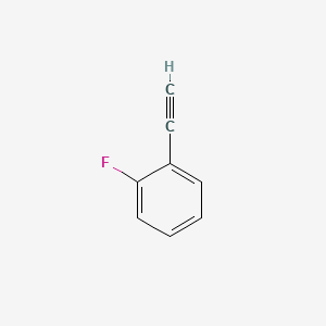 Chemical structure of 2-Fluorophenylacetylene