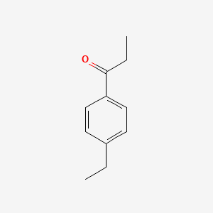 Chemical structure of 4'-Ethylpropiophenone