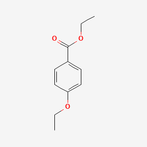Chemical structure of 4-Ethoxybenzoic Acid Ethyl Ester