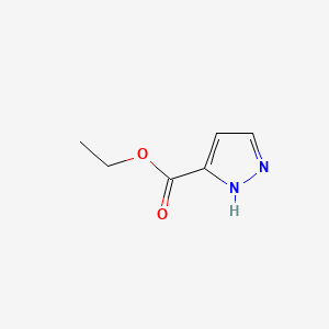 Chemical structure of Ethyl 3-pyrazolecarboxylate