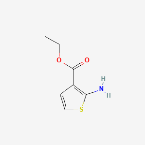 Chemical structure of Ethyl2-Aminothiophene-3-carboxylate