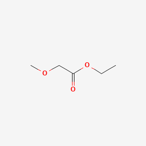 Chemical structure of Ethyl methoxyacetate