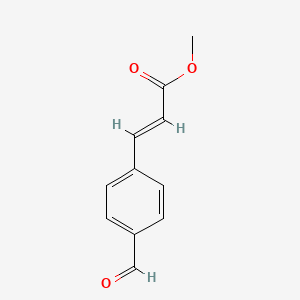 Chemical structure of (E)-4-Formylcinnamic Acid Methyl Ester