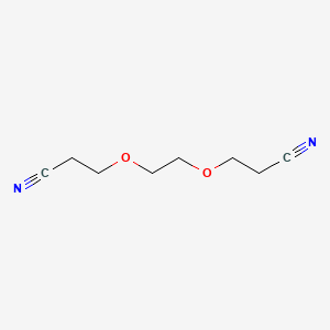 Chemical structure of Ethylene Glycol Bis(propionitrile) Ether