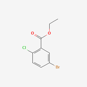 Chemical structure of Ethyl 5-Bromo-2-chlorobenzoate