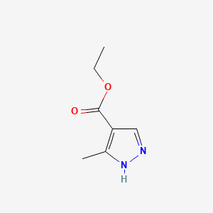Chemical structure of Ethyl 3-Methylpyrazole-4-carboxylate