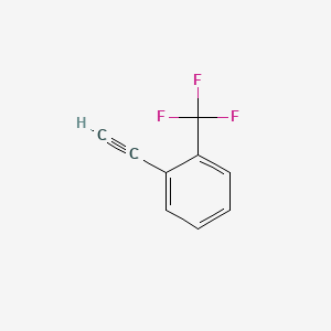 Chemical structure of 2-Ethynyl-α,α,α-trifluorotoluene