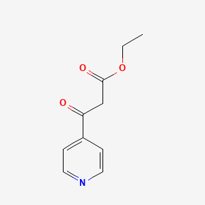 Chemical structure of Ethyl isonicotinylacetate