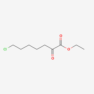 Chemical structure of Ethyl 7-chloro-2-oxoheptanoate
