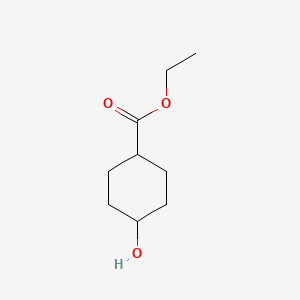 Chemical structure of Ethyl trans-4-Hydroxycyclohexanecarboxylate