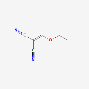 Chemical structure of (Ethoxymethylene)malononitrile