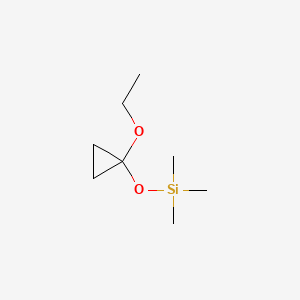 Chemical structure of (1-Ethoxycyclopropoxy)trimethylsilane