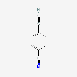 Chemical structure of 4-Ethynylbenzonitrile
